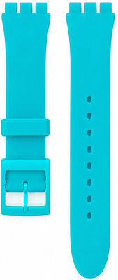 Cinturino in silicone Ricardo Barletta 19mm (per Swatch), turchese