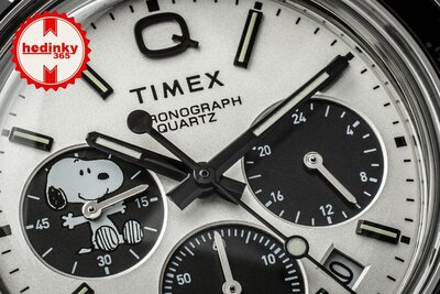 Timex Q Timex Reissue x Peanuts Snoopy Quartz Chronograph TW2W68900UK