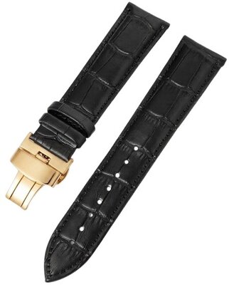 Cinturino in pelle Ricardo Cortona, nero V3