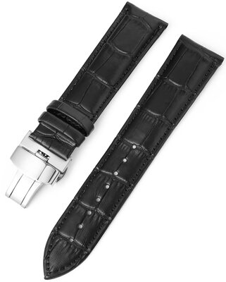 Cinturino in pelle Ricardo Cortona, nero V2