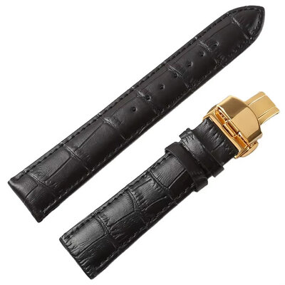 Cinturino in pelle Ricardo Cortona, nero V3