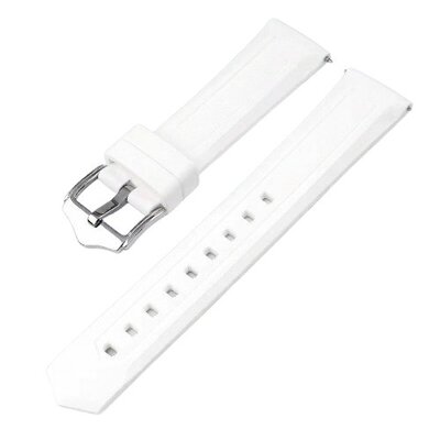 cinturino in silicone Ricardo Lucca, Quick Release, bianco