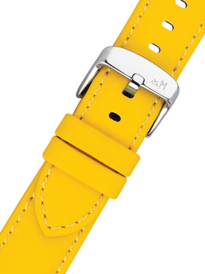 Cinturino in pelle Morellato Capri 5761D82.098 M, giallo, materiale riciclato