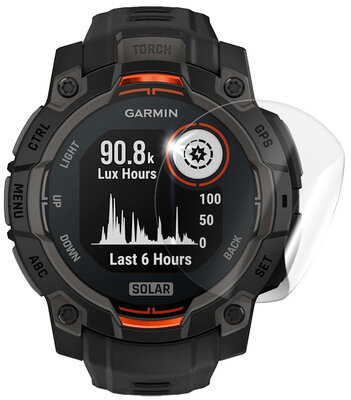 Pellicola protettiva Screenshield per l'orologio Garmin Instinct 3, 45 mm