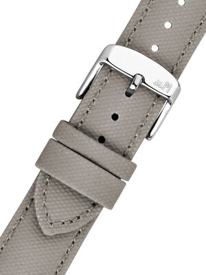 Cinturino in tessuto Morellato Ponza 6083E36.093 M, grigio, materiale riciclato