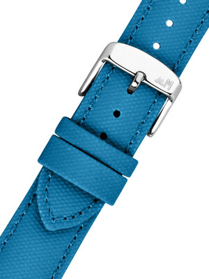 Cinturino in tessuto Morellato Ponza 6083E36.166 M, blu, materiale riciclato