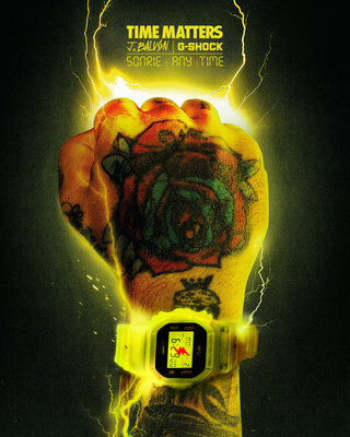 Casio G-Shock Original DWE-5600JB-1A9ER J. Balvin Collaboration (+cinturino e lunetta di ricambio)