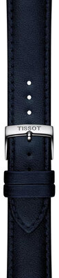 Cinturino in pelle Tissot T852.050.303 20 mm, nero, vegan
