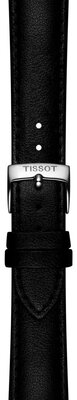 Cinturino in pelle Tissot T852.050.319 18 mm, nero, ecopelle