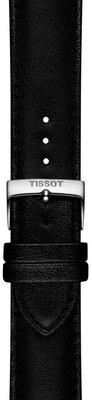 Cinturino in pelle Tissot T852.050.323 22 mm, nero, ecopelle