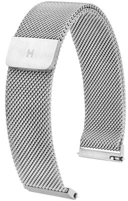 Bracciale in acciaio Hirsch Milanaise L 30161434-2, argento, magnetico