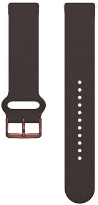 Cinturino Polar in silicone 20 mm, marrone, taglia S-L