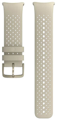 Polar Pacer Pro cinturino in silicone, beige, taglia S-L