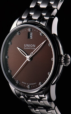 Union Glashütte Seris Date D013.207.11.296.00 (cinturini di ricambio)