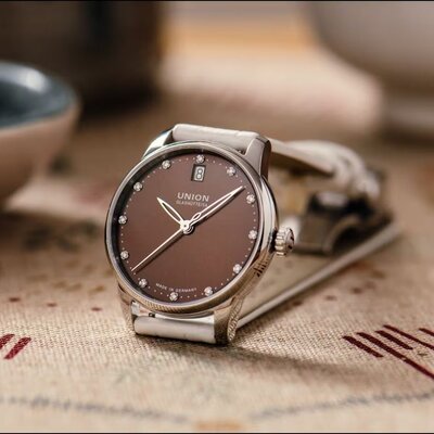 Union Glashütte Seris Date D013.207.11.296.00 (cinturini di ricambio)