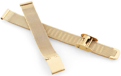 Cinturino in metallo JVD RJ-TS67 17 mm, oro, donna