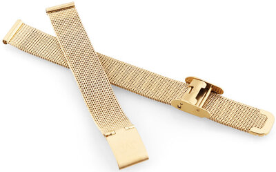 Cinturino in metallo JVD RJ-TS69 17 mm, oro, milanese