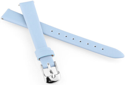 Cinturino in pelle JVD RSUN-F18 12 mm, blu