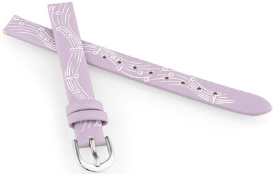 Cinturino in pelle JVD RJ7222.1 10 mm, viola, per bambini