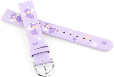 Cinturino in pelle JVD RJ7223.5 14 mm, viola, per bambini