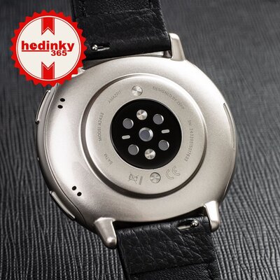 Amazfit Active 2 Premium (Round) Black Leather (+cinturino di ricambio)