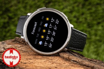 Amazfit Active 2 Premium (Round) Black Leather (+cinturino di ricambio)