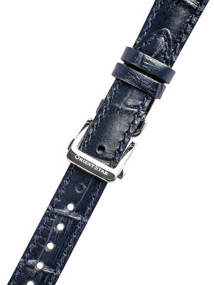 Cinturino in pelle Orient UL024018J0 14mm (per il modelloy RE-ND00), blu