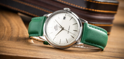 Cinturino in pelle Ricardo Ancona, verde, Quick Release