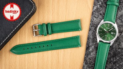 Cinturino in pelle Ricardo Ancona, verde, Quick Release