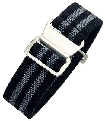 Cinturino in nylon Ricardo Alcamo, nero
