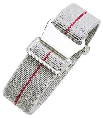 Cinturino in nylon Ricardo, grigio