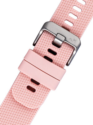 Cinturino in silicone Morellato Byte 5654187.087 M, rosa, sgancio rapido