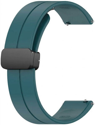 cinturino in silicone Ricardo Ovindoli 22mm, Green, Quick Release