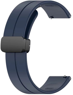 Cinturino in silicone Ricardo 22 mm (per Huawei Watch GT 4, 5), blu, sgancio rapido