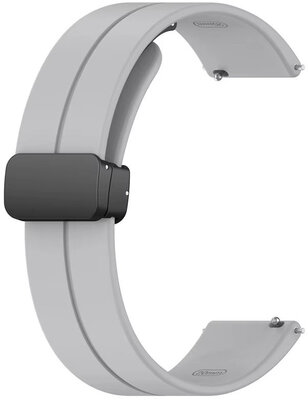 Cinturino in silicone Ricardo 22 mm (per Huawei Watch GT 4, 5), grigio V1, sgancio rapido