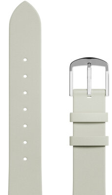 Cinturino in pelle JVD RBR14C819-LEA-V1 16 mm, grigio