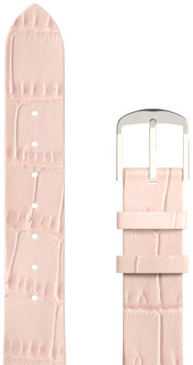 Cinturino in pelle JVD RBR14C819-LEA-V11 16 mm, rosa