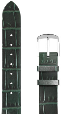 Cinturino in pelle JVD RBR14C819-LEA-V12 16 mm, verde
