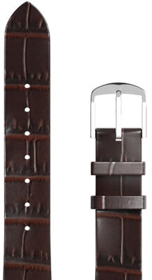 Cinturino in pelle JVD RBR14C819-LEA-V13 16 mm, marrone