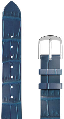 Cinturino in pelle JVD RBR14C819-LEA-V16 16 mm, blu