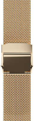 Bracciale in acciaio JVD RBG14C819-MESH 16mm, oro, milanese