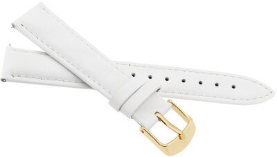 Cinturino in pelle JVD RJ-TSG 20 mm, bianco