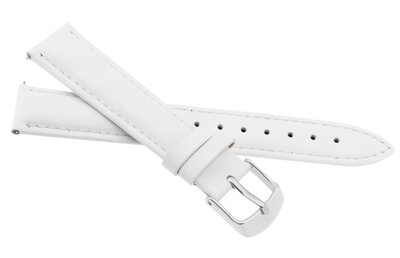 Cinturino in pelle JVD RJ-TSS 20 mm, bianco, per bambini
