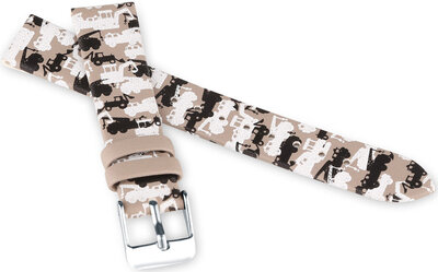 Cinturino in pelle JVD RJ7227.1 16 mm, marrone, per bambini