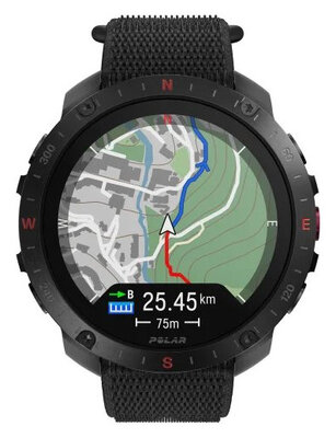 Polar Grit X2 Pro Night Black V2, dimensione S-L (+ cinturino di ricambio)