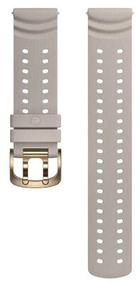 Cinturino in silicone Polar 22 mm, beige, taglia S-L