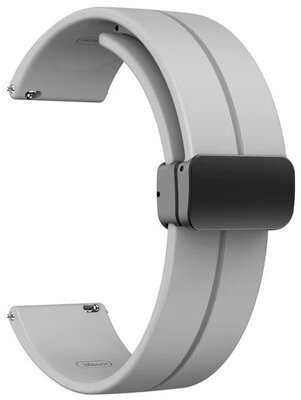 Ricardo Cinturino in silicone 20 mm (per Amazfit Active 2), grigio, sgancio rapido