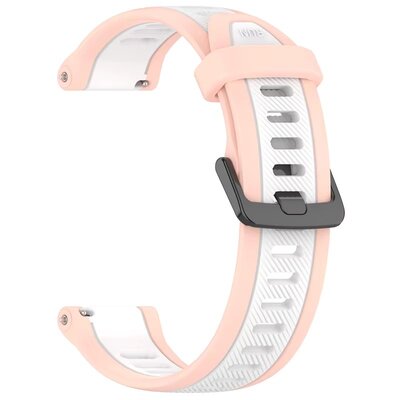 Ricardo Cinturino in silicone 20 mm (per Garmin Venu, Venu Sq, Venu 2 plus, ecc.), beige, sgancio rapido