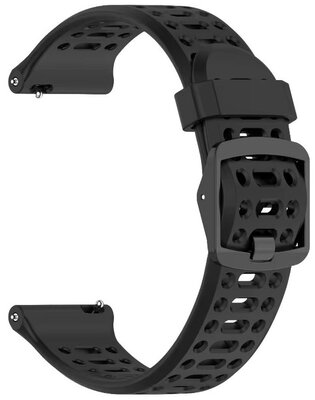 Cinturino in silicone Ricardo Pejo 22mm, Black, Quick Release