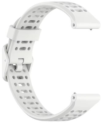 Cinturino in silicone Ricardo 22 mm (per Coros Pace 3, Apex 2 Pro), bianco V2, sgancio rapido